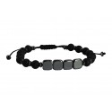 Bracelet Hematite & lava VRA00570