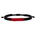 Bracelet handmade macrame bl-red  VRA00652