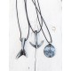 Pendant whale tail silver  KLA0115