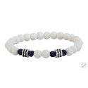 Bracelet  onyx white VRA00286